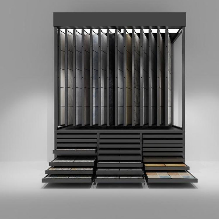 Rack ng display ng salamin